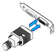MATROX QID, QID PRO - Connect your dual-monitor cables or quad-monitor cable - 2