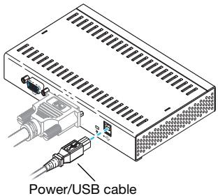 MATROX VEOS MASTER UNIT, VEOS MASTER UNIT - Connect the Power/USB cable - 4