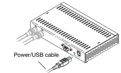 MATROX VEOS MASTER UNIT, VEOS MASTER UNIT - Connect the Power/USB cable - 1