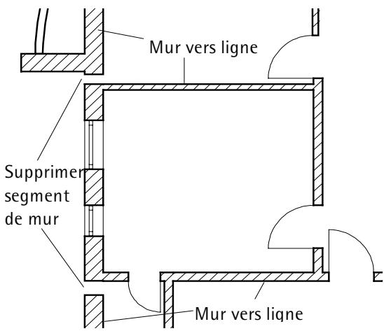 CAD LIMITED ALLPLAN 2005 ARCHITECTURE - Pour relier les murs aux plans de toiture - 3