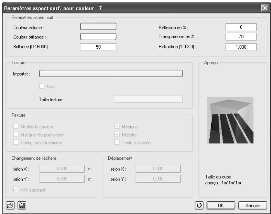 CAD LIMITED ALLPLAN 2005 ARCHITECTURE - Définir l'aspect de surface des vitres et des murs - 1