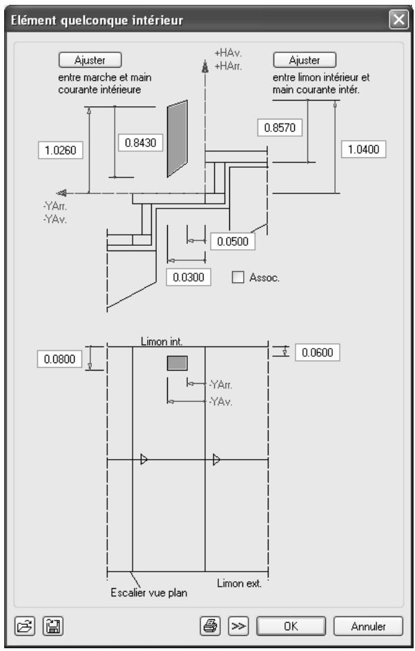 CAD LIMITED ALLPLAN 2005 ARCHITECTURE - Pour définir les paramètres d'un élément d'escalier - 6