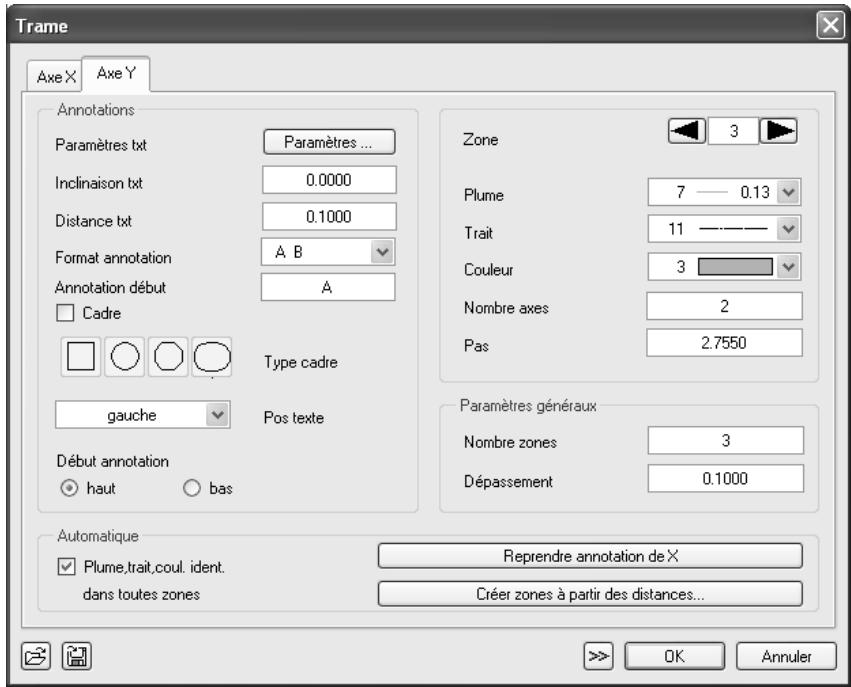 CAD LIMITED ALLPLAN 2005 ARCHITECTURE - Créer une trame - 2