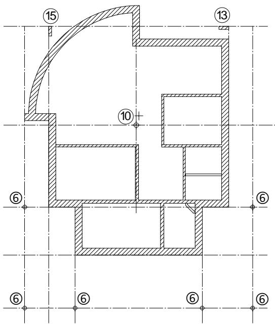 CAD LIMITED ALLPLAN 2005 ARCHITECTURE - Positionner des poteaux - 2