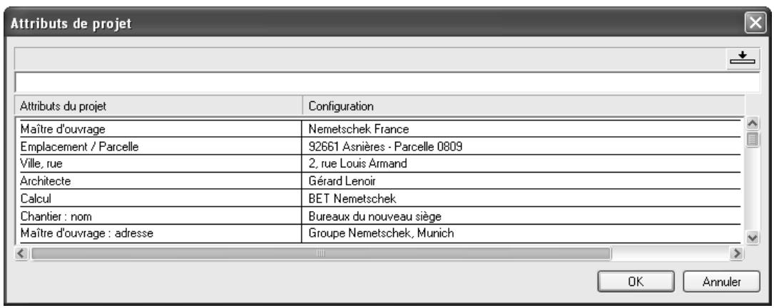 CAD LIMITED ALLPLAN 2005 ARCHITECTURE - Pour assigner des attributs - 2