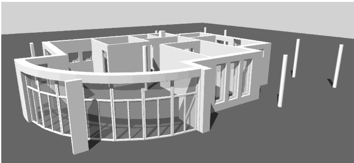 CAD LIMITED ALLPLAN 2005 ARCHITECTURE - Pour réaliser le rendu d'une image - 2