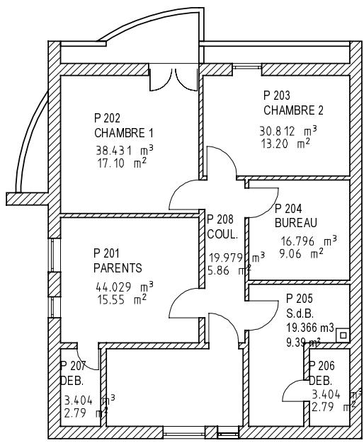 CAD LIMITED ALLPLAN 2005 ARCHITECTURE - Définir des pièces, remarques importantes - 1