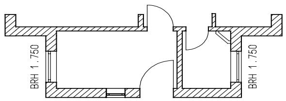CAD LIMITED ALLPLAN 2005 ARCHITECTURE - Hauteur d'aluège automatique - 3