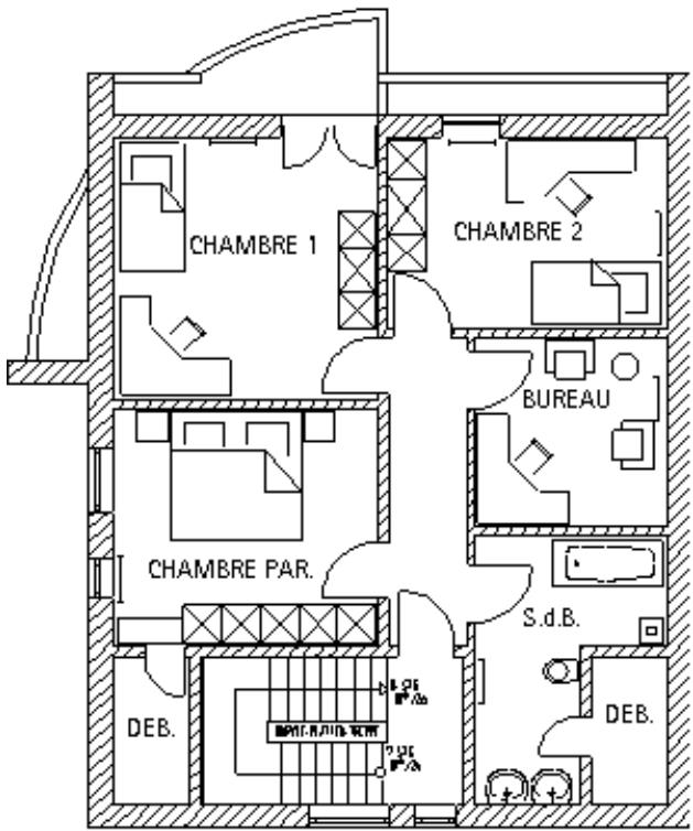CAD LIMITED ALLPLAN 2005 ARCHITECTURE - Modifiez à nouveau les propriétés: - 4