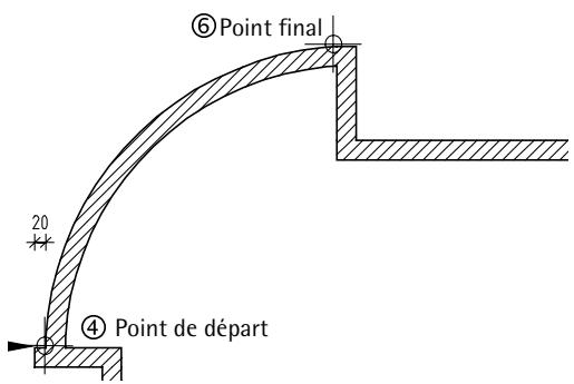 CAD LIMITED ALLPLAN 2005 ARCHITECTURE - Dessiner un mur courbe - 1