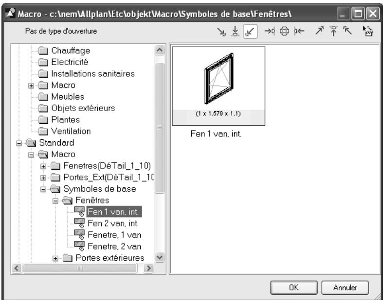 CAD LIMITED ALLPLAN 2005 ARCHITECTURE - Créer une fenêtre - 3