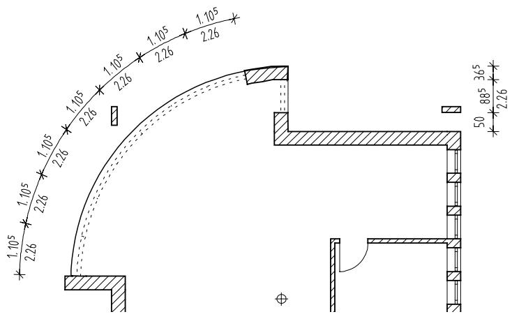 CAD LIMITED ALLPLAN 2005 ARCHITECTURE - Créer des ouvertures dans le mur courbe - 6