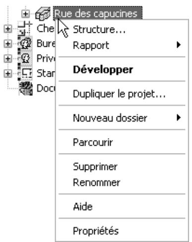 CAD LIMITED ALLPLAN 2005 ARCHITECTURE - Travail avec le menu contextuel - 1