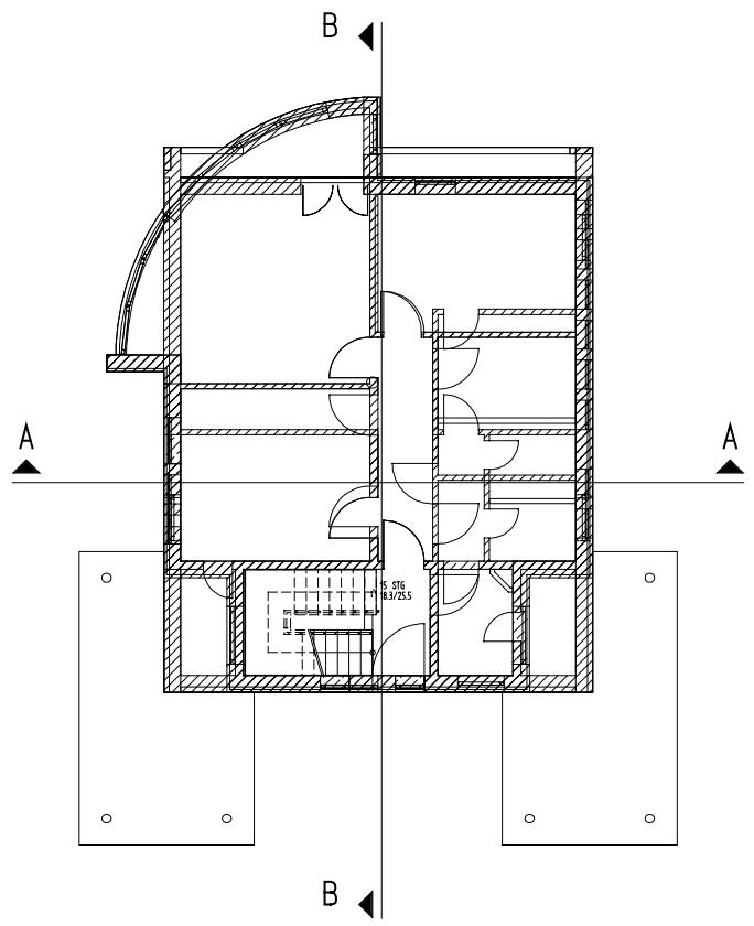 CAD LIMITED ALLPLAN 2005 ARCHITECTURE - Trace de la ligne de coupe - 2