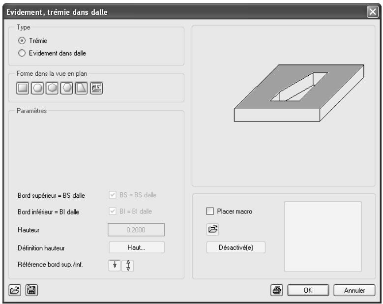 CAD LIMITED ALLPLAN 2005 ARCHITECTURE - Dessiner une trémie polygonale - 1