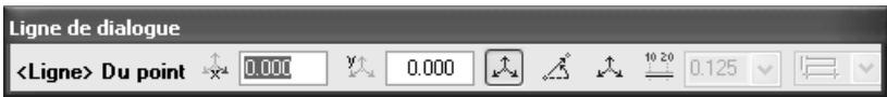 CAD LIMITED ALLPLAN 2005 ARCHITECTURE - Ligne de dialogue - 1