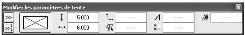 CAD LIMITED ALLPLAN 2005 ARCHITECTURE - Pour modifier les paramètres de texte - 2