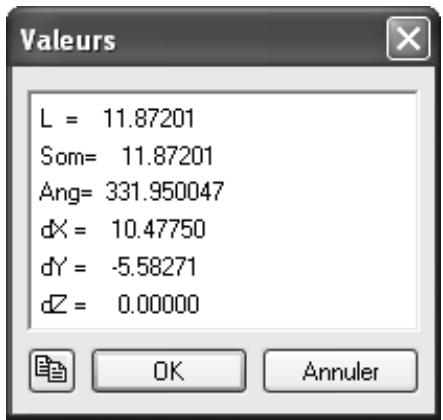 CAD LIMITED ALLPLAN 2005 ARCHITECTURE - Reprendre les valeurs calculées - 1