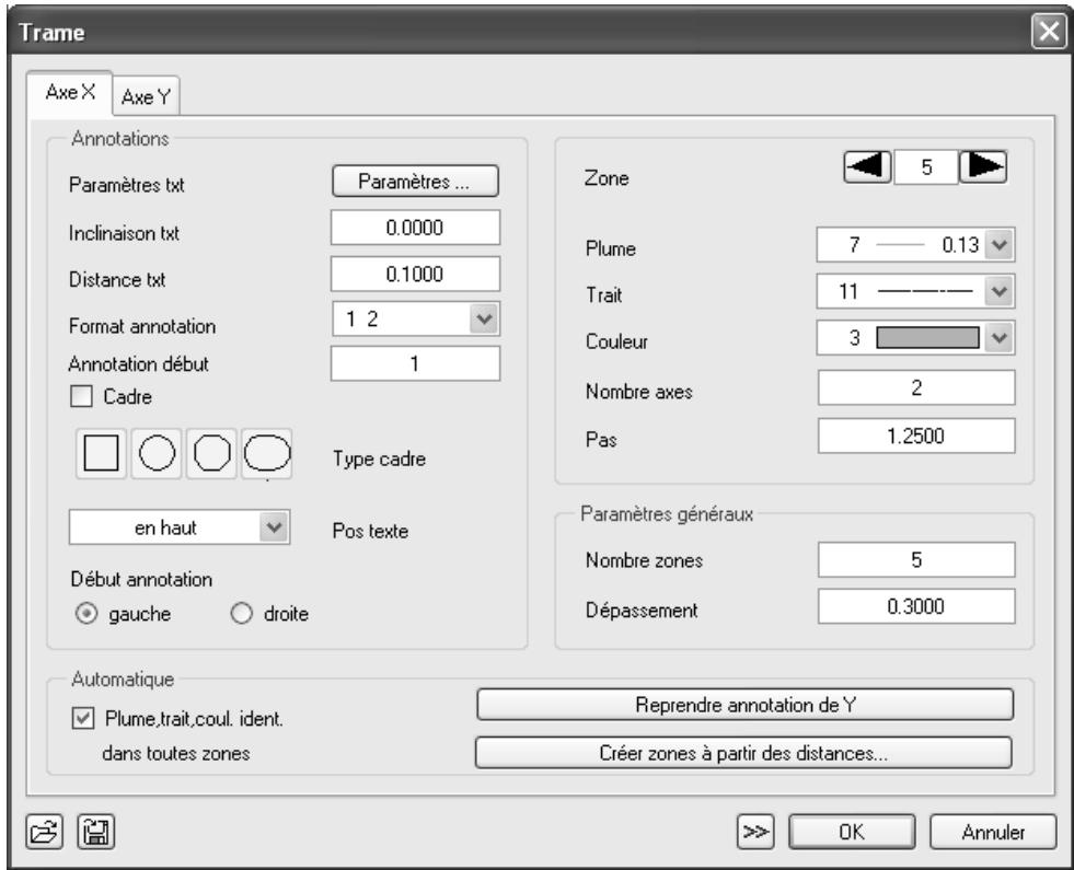 CAD LIMITED ALLPLAN 2005 ARCHITECTURE - Créer une trame - 1