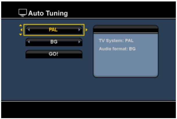 CONCEPTRONIC CM3PVRD - Configuración de la sintonización analógica de TV - 1