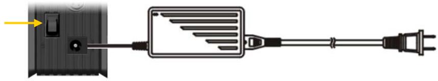 CONCEPTRONIC CM3PVRD - Aansluiten van de spanningsadapter - 1