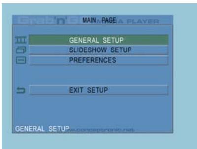 CONCEPTRONIC CSM3PL - Einstellungenmenu - 1
