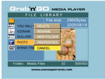 CONCEPTRONIC CSM3PL - Operationen in der File Library - 1