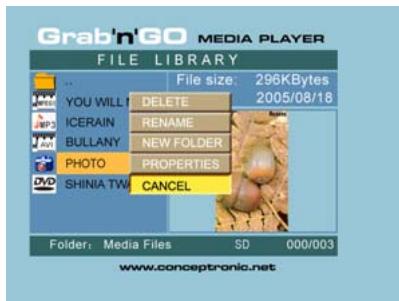 CONCEPTRONIC CSM3PL - Operations in file library - 1