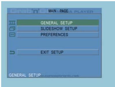 CONCEPTRONIC CSM3PL - Setup Menu - 1