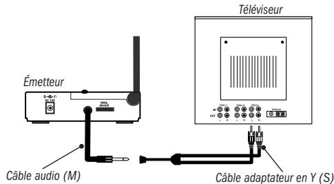 ADVENT ADVW801 - Option 2 - Raccordement à un téléviseur - 1
