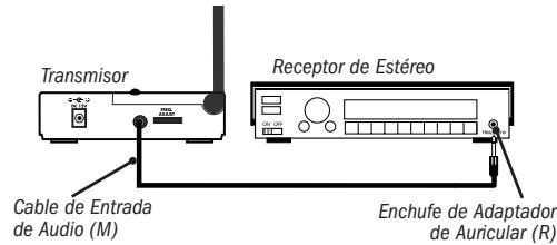 ADVENT ADVW801 - OPCION 3 CONECTANDO A UN ENCHUFE HEMBRA DE AURICULAR - 1