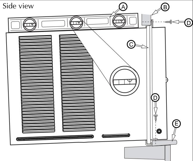 FEDDERS A6Y12F2B-E - Filler Panel Frame Installation - 6