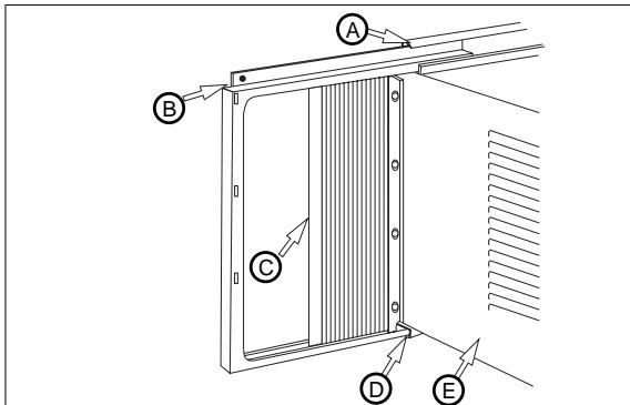 FEDDERS A6Y12F2B-E - Instalación del Marco del Panel de Relleno - 4