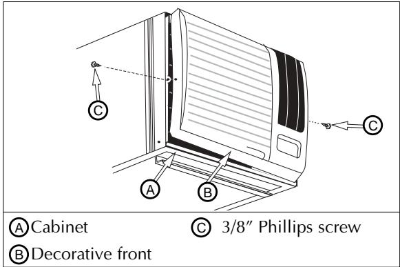 FEDDERS A6Y12F2B-E - Filler Panel Frame Installation - 2