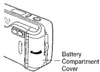 YASHICA T4 ZOOM - 2-1 Loading the Battery - 1