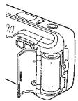 YASHICA T4 ZOOM - 2-1 Loading the Battery - 2