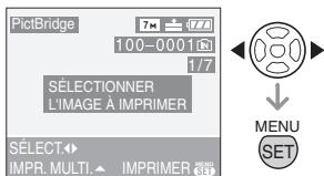 PANALOGIC DMC-FZ8 - Appuyez sur «/» pour sélectionner l'image, puis appuyez sur [MENU/SET]. - 1