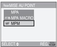 PANALOGIC DMC-FZ8 - Appuyez sur / pour sélectionner [MPM]. - 1
