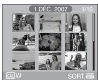 PANALOGIC DMC-FZ8 - Appuyez sur [MENU/SET] pour afficher les photos prises à la date sélectionnée. - 1