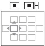 PANALOGIC DMC-FZ8 - Lorsque [H], [ou [a] a tésélectionné - 1