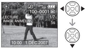PANALOGIC DMC-FZ8 - Création d'images fixes à partir d'une image animée - 2