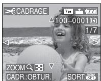 PANALOGIC DMC-FZ8 - Appuyez sur /  / pour déplacer la position de la partie à être rognée. - 1