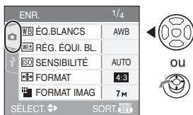 PANALOGIC DMC-FZ8 - Appuyez sur  sur un écran de menu. - 1