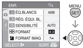 PANALOGIC DMC-FZ8 - Appuyez sur [MENU/SET] puis appuyez sur - 1