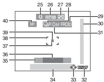 PANALOGIC DMC-FZ8 - Affichage à l'écran - 2