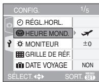 PANALOGIC DMC-FZ8 - Réglage du lieu de destination - 4