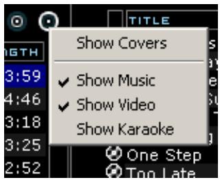 ATOMIX VIRTUAL DJ PROFFESSIONAL V6 - Displaying VirtualDJ data field columns - 1