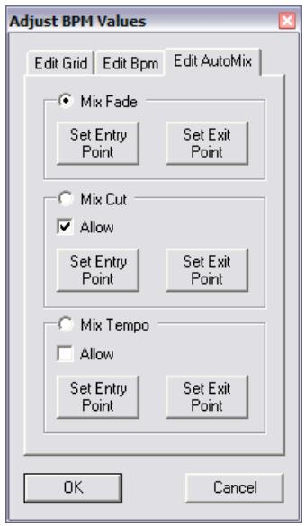 ATOMIX VIRTUAL DJ PROFFESSIONAL V6 - EDITING AUTOMIX MIX POINTS - 1