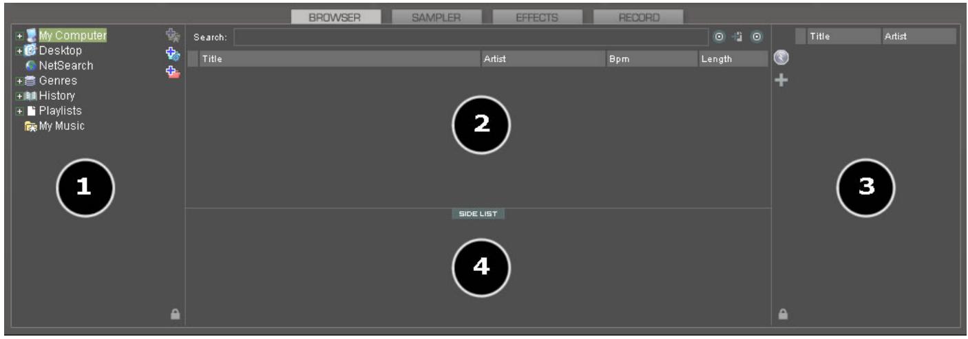 ATOMIX VIRTUAL DJ PROFFESSIONAL V6 - BROWSER - 1