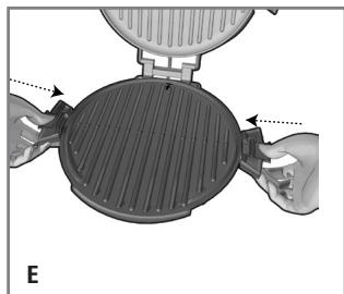 GEORGE FOREMAN GRP106BPBCAN - Fixation des plaques du GRIL - 5